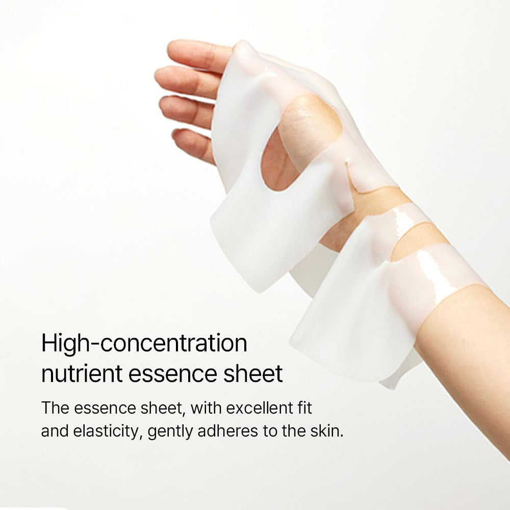 Hydrogel Collagen Mask (35Gx5Ea) Plant-Based Nutrition, Radiance, Hydration All-In-One Firming, Ingredients Absorbing over Time Korean Bean Essence Korean Collagen Mask