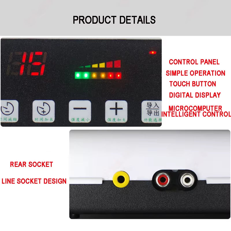 2 in 1 Ultrasonic Beauty Machine Ultrasound Facial Body Massager Detoxification Skin Deep Cleaning Wart Dark Spot Remover