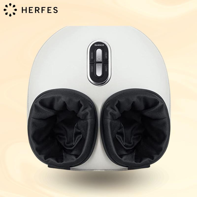 Shiatsu Foot Massager with Soothing Heat, Deep Kneading Therapy& Air Compression, Promotes Blood Circulation, Foot Comfort, Adjustable Settings for Sensitive Feet, Thanksgiving Gift