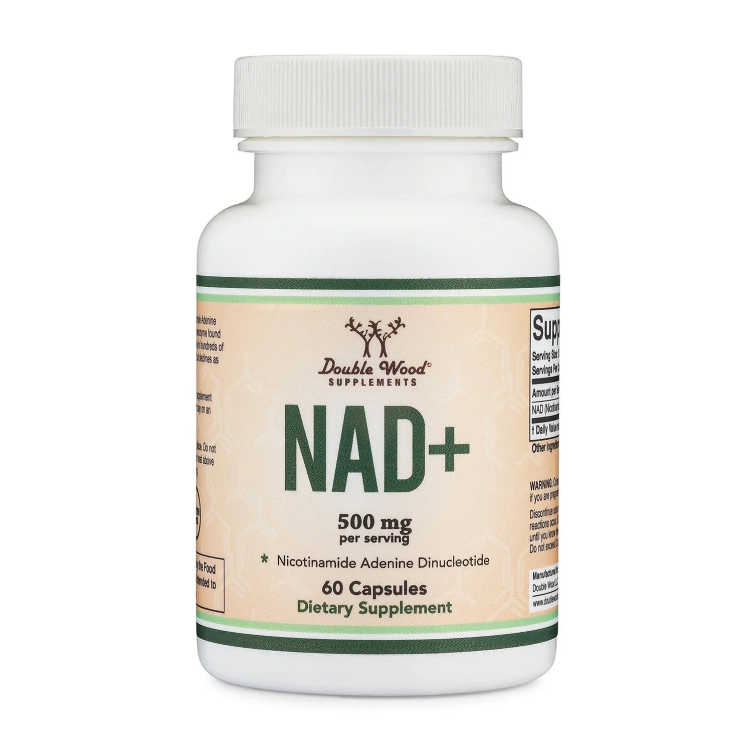 NAD+ Supplement - 60 X 250 Mg Capsules - Boosts Nicotinamide Adenine Dinucleotide (NAD) Levels